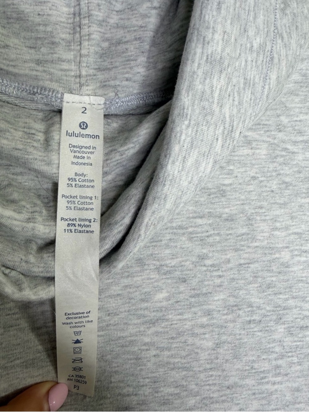 Lululemon Stress Less Funnel Neck Heather pullover - Size: 2 - Picture 4 of 7